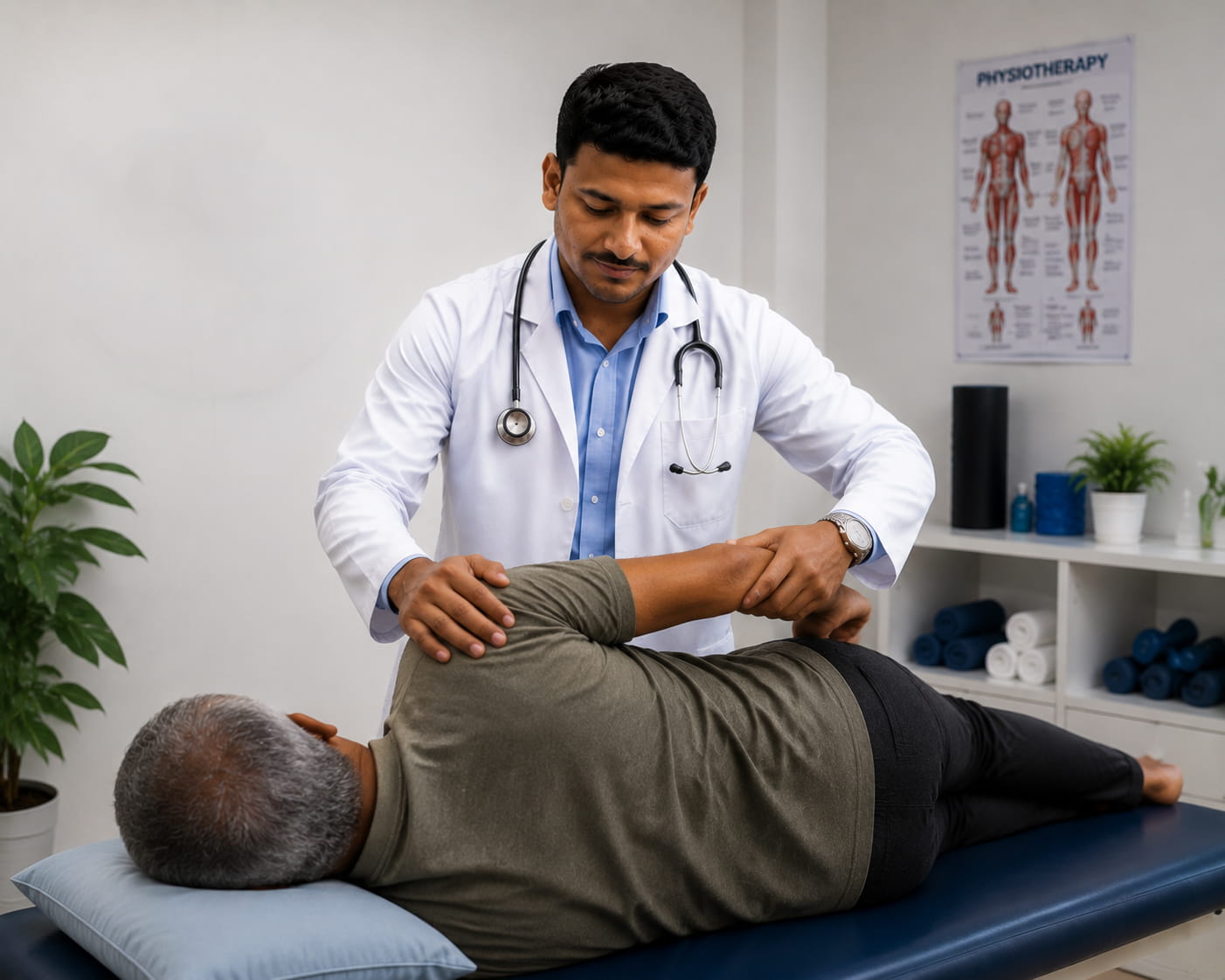 Manual therapy session