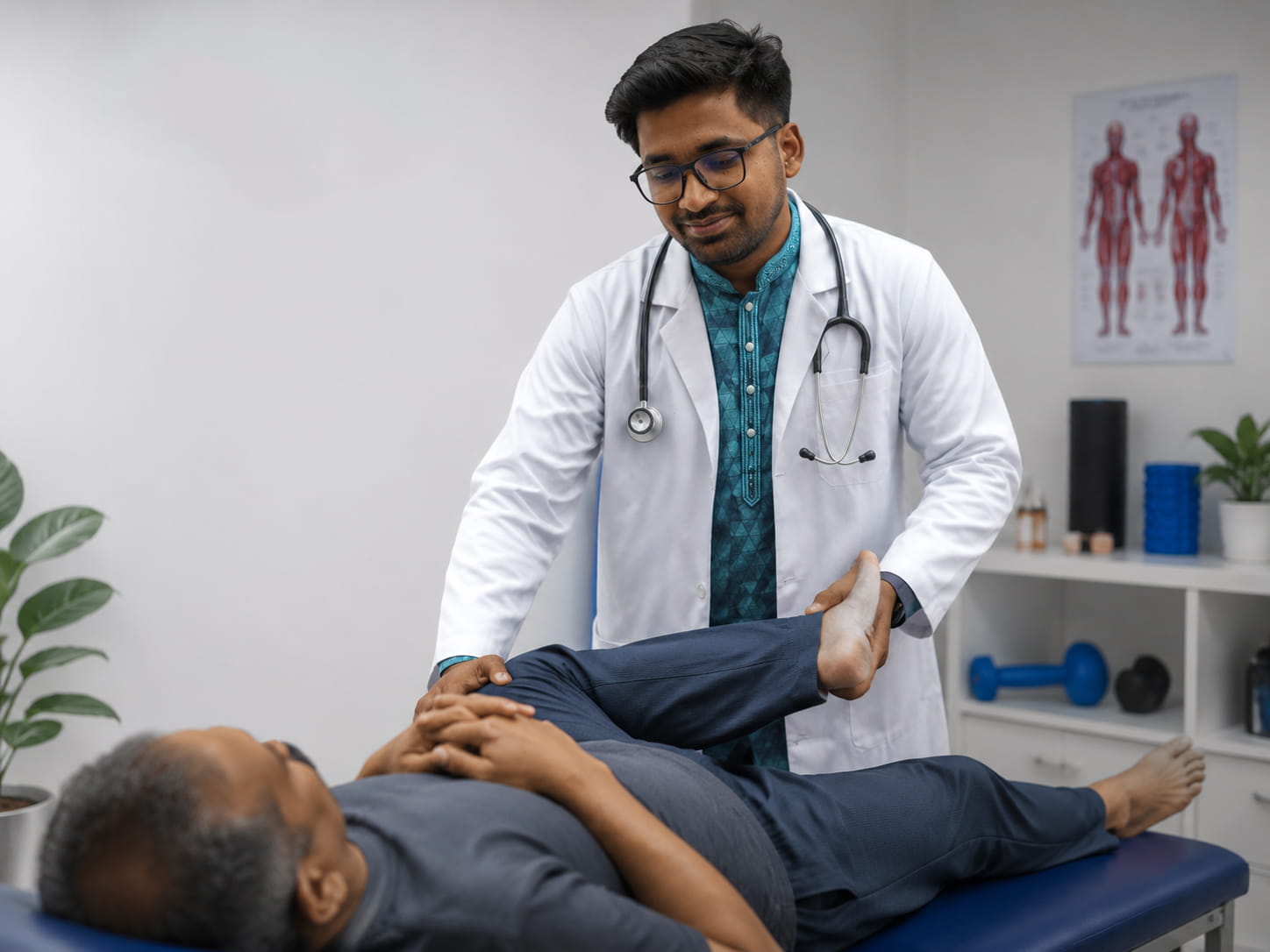 Manual therapy session