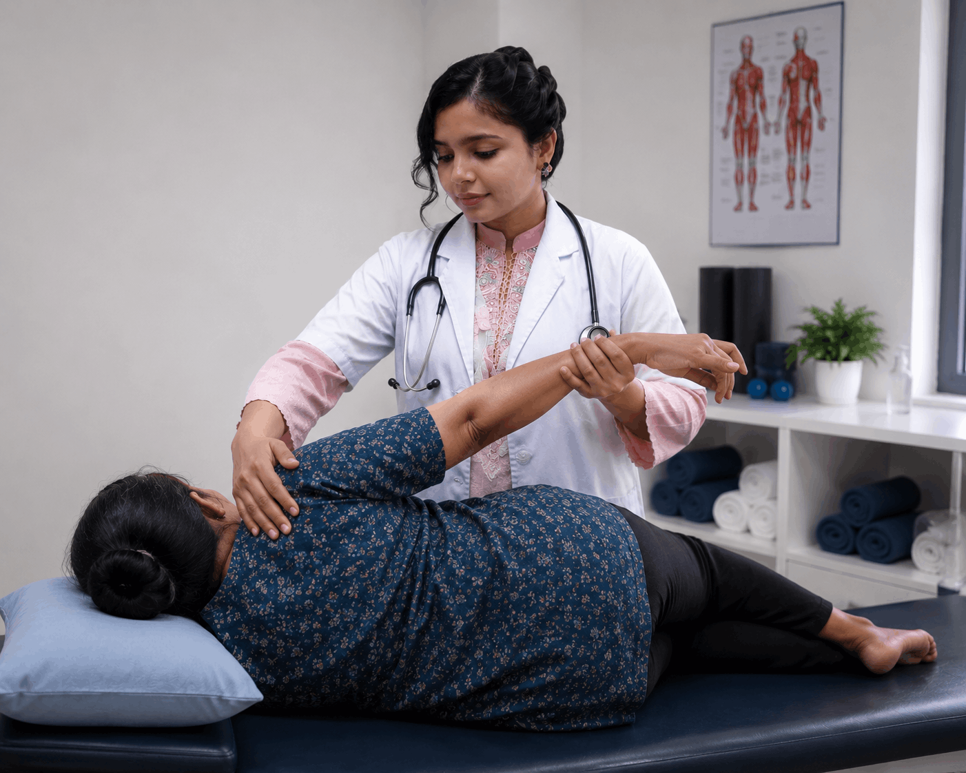 Manual therapy session