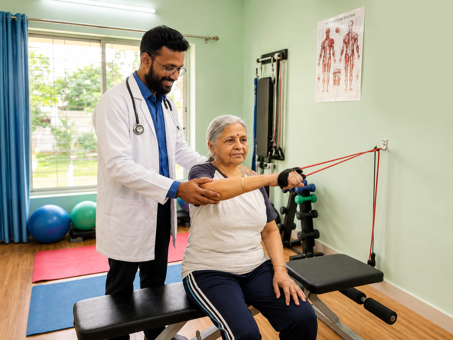 Manual therapy session