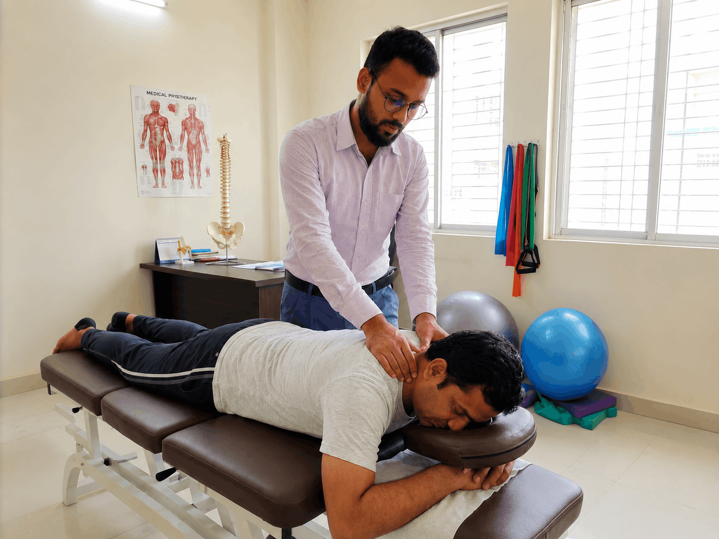 Manual therapy session