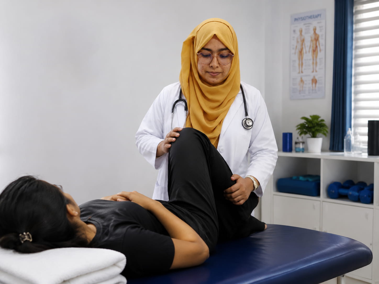 Manual therapy session