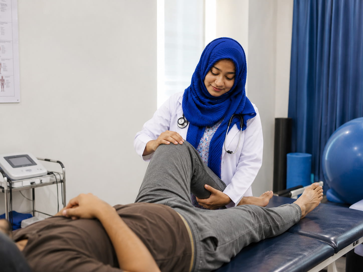 Manual therapy session